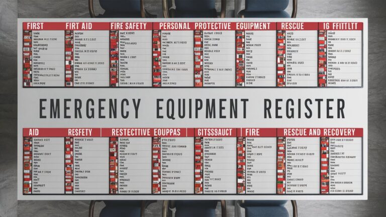 Your Comprehensive Guide to Emergency Equipment Registers